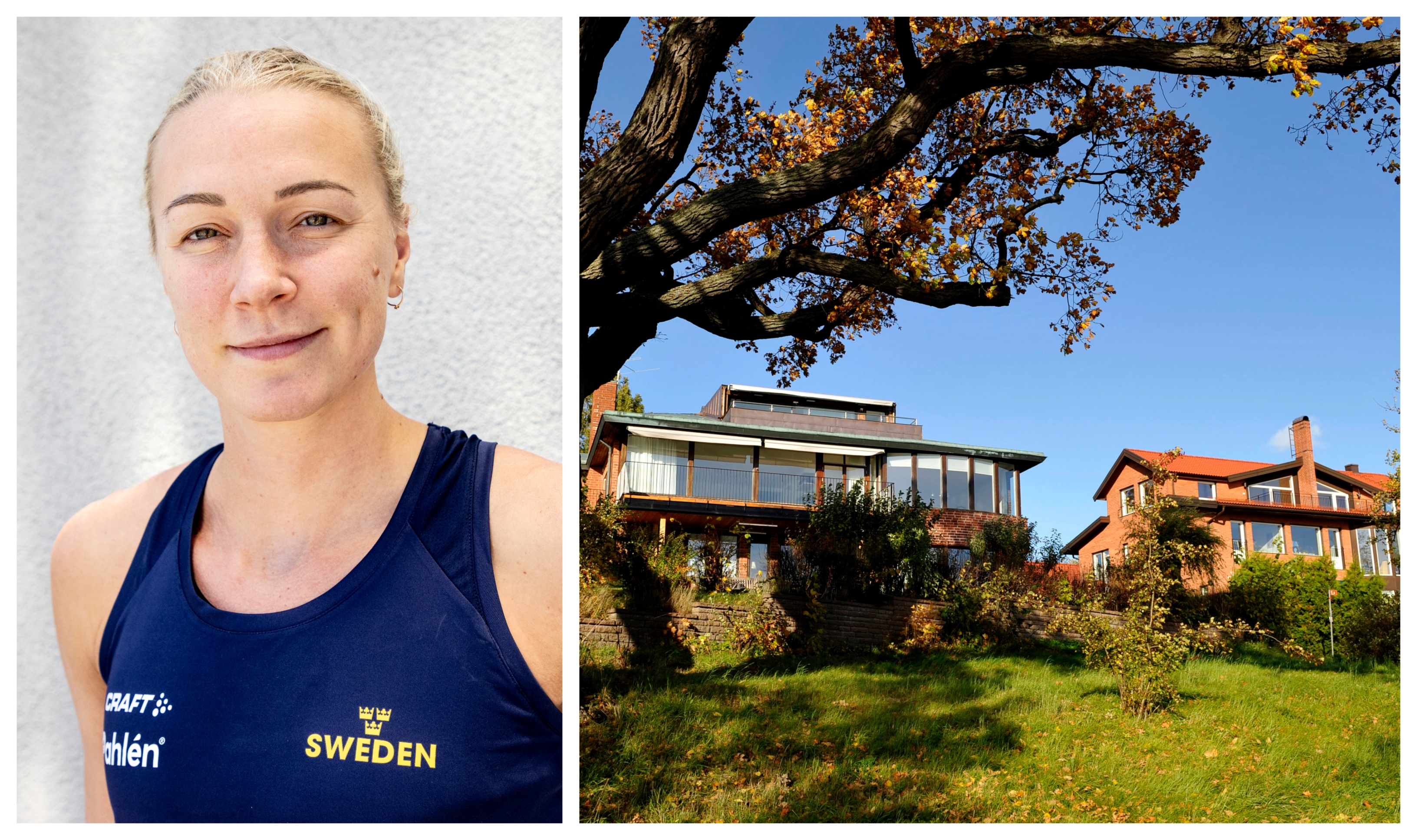 Sarah Sjöström, 28, har köpt nytt hus. Bilden till höger är en genrebild.